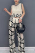Women Floral Pattern Crochet Co-Ord Sets